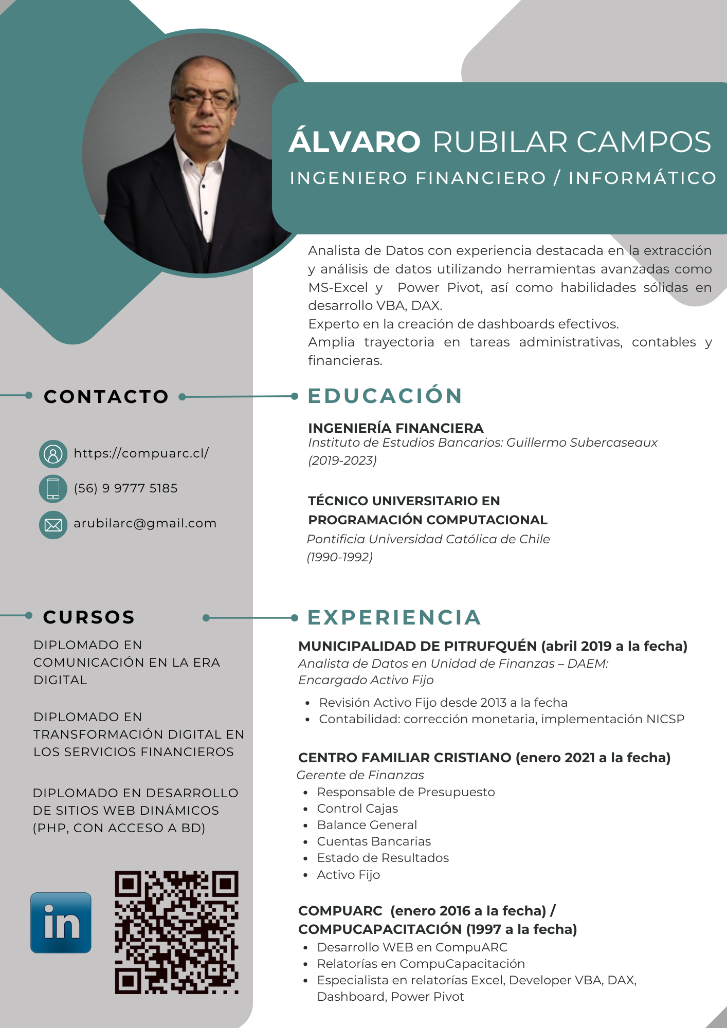 CV de Álvaro Rubilar Campos
